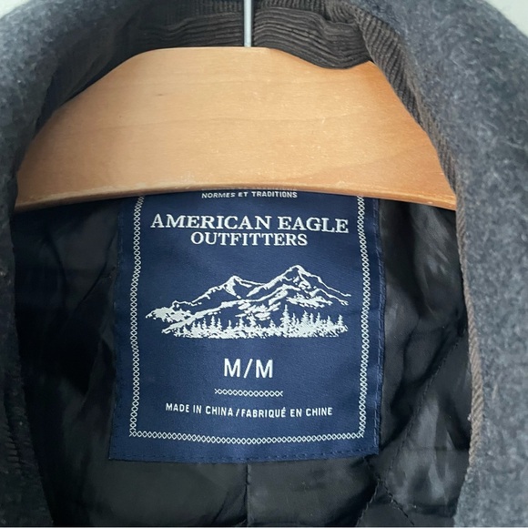 American Eagle Outfitters Black Pea Coat - Picture 9 of 9